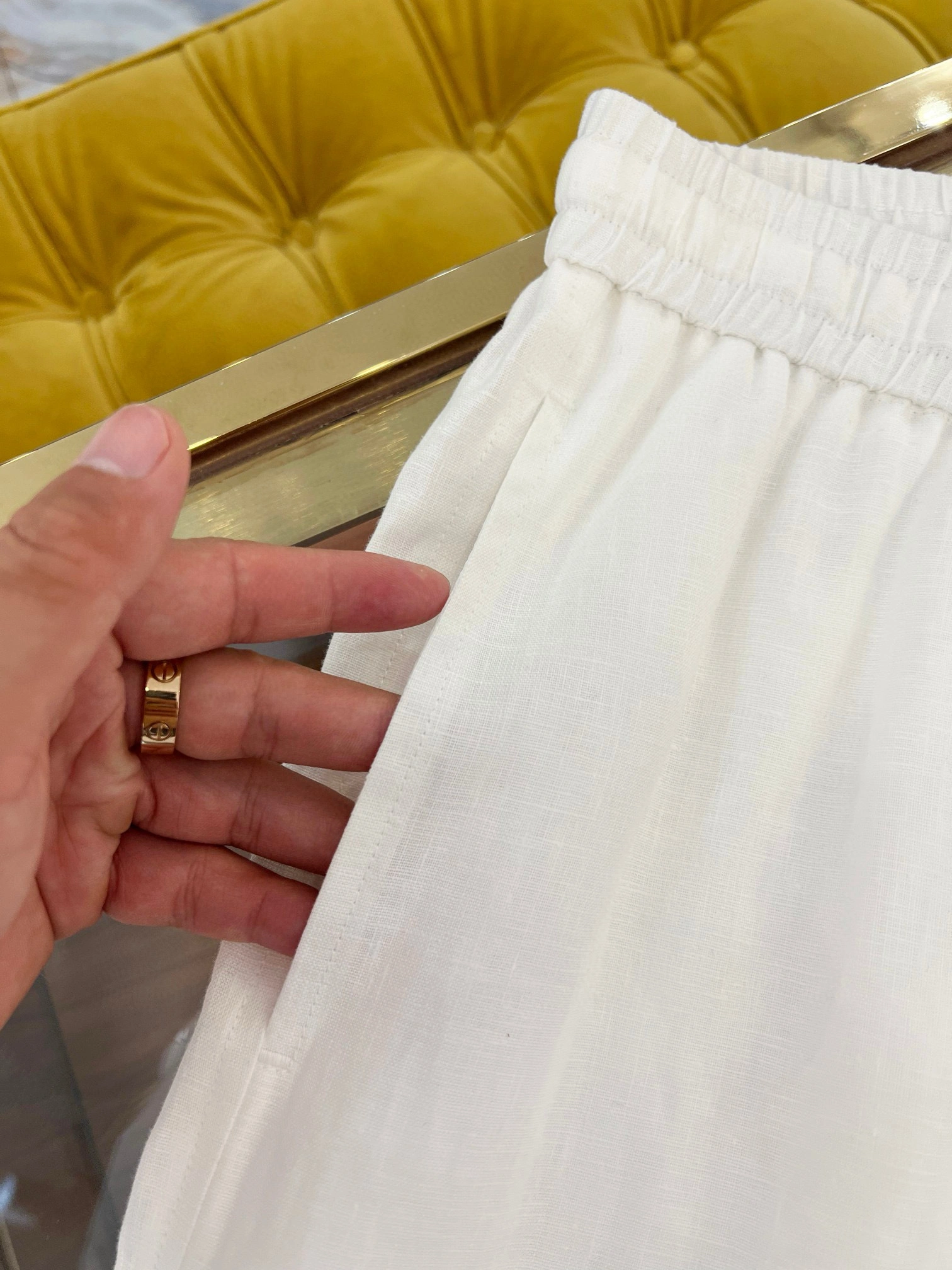 &wg.luxury- 4o835& embroidery suit Linen fabric item:E-F409F1028